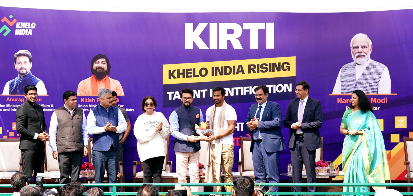 Chandigarh Hosts Grand Inauguration of Khelo India Rising Talent Identification (KIRTI) Scheme by Sh. Anurag Thakur, Hon’ble Union Minister for Youth Affairs and Sports.